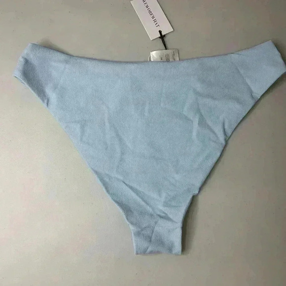 We Wore What Classic Scoop Bikini Bottom Blue Size XXL NWT - Picture 5 of 6